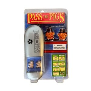 Winning Moves Pass the Pigs Classic Party Dice Game Sealed New 1046 Silver Case